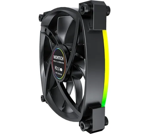 Вентилятор Montech AX120 ARGB 120x120x25mm черный 4-pin 27dB 145gr Ret (AX120 PWM BLACK) Вентилятор Montech AX120 ARGB 120x120x25mm черный 4-pin 27dB 145gr Ret (AX120 PWM BLACK)