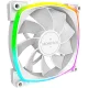 Вентилятор Montech RX120 реверсивный ARGB 120x120x25mm белый 4-pin 27dB 145gr Ret (RX120 PWM WHITE)