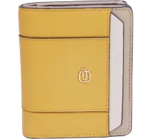 Кошелек женский Piquadro Circle PD6660W92R/GBE шафрановый/бежевый натур.кожа