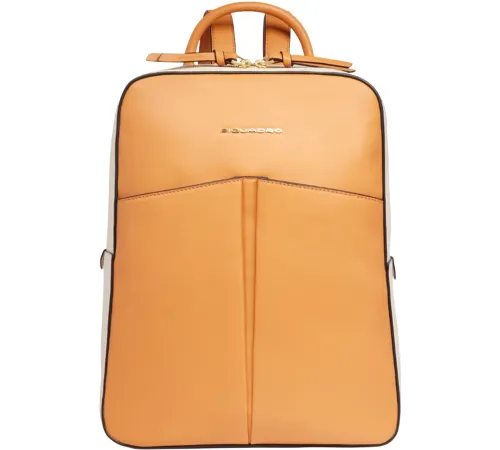 Рюкзак женский Piquadro Ashley CA6455W134/AR охра/бежевый/натур.кожа Рюкзак женский Piquadro Ashley CA6455W134/AR охра/бежевый/натур.кожа