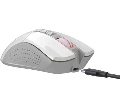Мышь A4Tech Bloody R90 Plus белый оптическая (5000dpi) беспроводная USB (8but) Мышь A4Tech Bloody R90 Plus белый оптическая (5000dpi) беспроводная USB (8but)