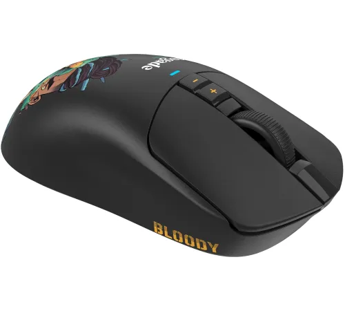 Мышь A4Tech Bloody R72 Ultra Duo черный/рисунок оптическая (20000dpi) беспроводная USB (7but) Мышь A4Tech Bloody R72 Ultra Duo черный/рисунок оптическая (20000dpi) беспроводная USB (7but)