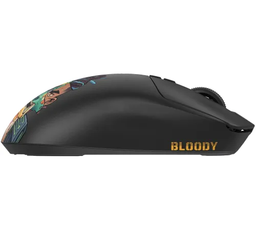 Мышь A4Tech Bloody R72 Ultra Duo черный/рисунок оптическая (20000dpi) беспроводная USB (7but) Мышь A4Tech Bloody R72 Ultra Duo черный/рисунок оптическая (20000dpi) беспроводная USB (7but)