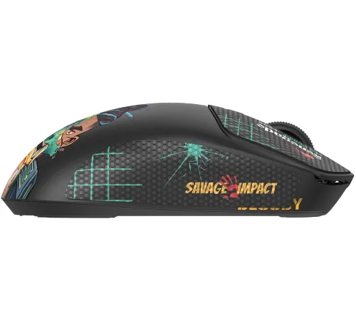 Мышь A4Tech Bloody R72 Ultra Duo черный/рисунок оптическая (20000dpi) беспроводная USB (7but) Мышь A4Tech Bloody R72 Ultra Duo черный/рисунок оптическая (20000dpi) беспроводная USB (7but)