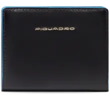 Кошелек женский Piquadro Blue Square PD6660B2R/N черный натур.кожа