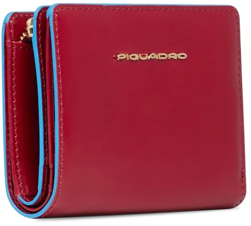 Кошелек женский Piquadro Blue Square PD6660B2R/R красный Кошелек женский Piquadro Blue Square PD6660B2R/R красный