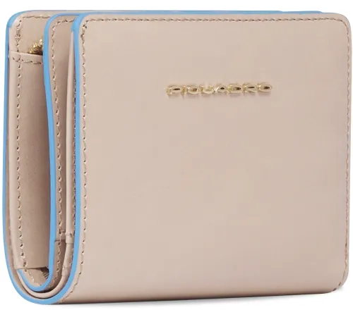 Кошелек женский Piquadro Blue Square PD6660B2R/RO2 пудровый натур.кожа Кошелек женский Piquadro Blue Square PD6660B2R/RO2 пудровый натур.кожа