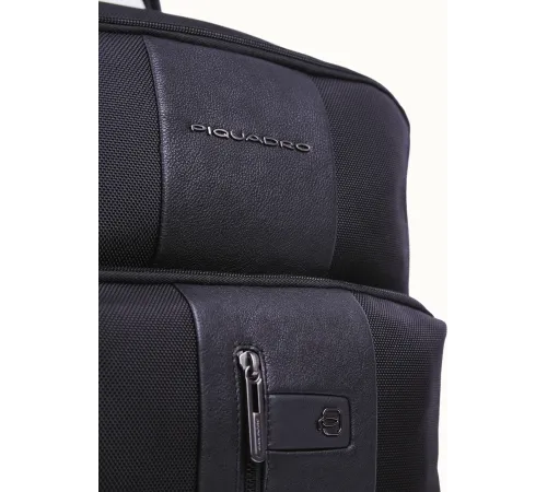 Рюкзак Piquadro Brief2 CA6648BR2/N черный нейлон/натур.кожа