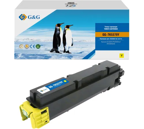 Картридж лазерный G&G GG-TK5370Y TK-5370Y желтый (5000стр.) для Kyocera ECOSYS PA3500cx/MA3500cifx