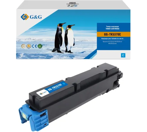 Картридж лазерный G&G GG-TK5370C TK-5370C голубой (5000стр.) для Kyocera ECOSYS PA3500cx/MA3500cifx Картридж лазерный G&G GG-TK5370C TK-5370C голубой (5000стр.) для Kyocera ECOSYS PA3500cx/MA3500cifx