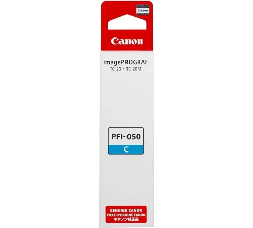 Картридж струйный Canon PFI-050C 5699C001 голубой (70мл) для Canon imagePROGRAF TC-20M