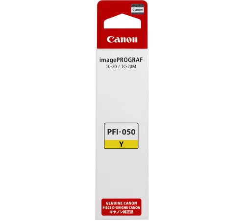 Картридж струйный Canon PFI-050Y 5701C001 желтый (70мл) для Canon imagePROGRAF TC-20M
