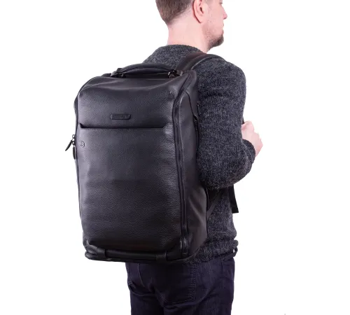 Рюкзак Piquadro Modus Special BV5993MOS/N черный кожа Рюкзак Piquadro Modus Special BV5993MOS/N черный кожа