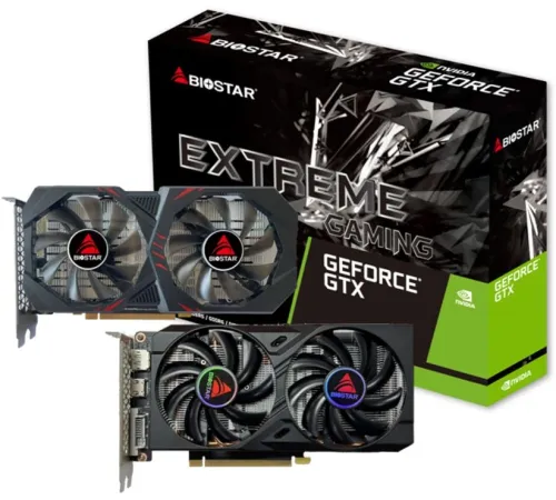 Видеокарта Biostar PCI-E VN1666TF69 NVIDIA GeForce GTX 1660TI 6Gb 192bit GDDR6 1500/12000 DVIx1 HDMIx1 DPx1 HDCP Ret Видеокарта Biostar PCI-E VN1666TF69 NVIDIA GeForce GTX 1660TI 6Gb 192bit GDDR6 1500/12000 DVIx1 HDMIx1 DPx1 HDCP Ret