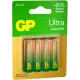 Батарея GP Ultra Alkaline GP 15AUA21-2CRSBC4 AA (4шт) блистер