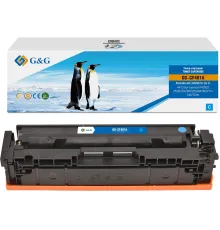 Картридж лазерный G&G GG-CF401A CF401A голубой (1400стр.) для HP CLJ M252/252N/252DN/252DW/M277n/M277DW