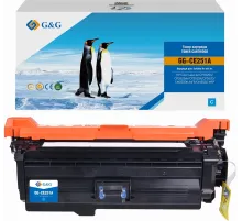 Картридж лазерный G&G GG-CE251A CE251A голубой (7000стр.) для HP CLJ CP3525n/CP3525dn/CP3525X/CP3520/CM3530fs MFP/CM3530 MFP