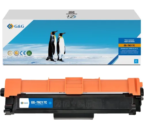 Картридж лазерный G&G GG-TN217C TN-217C голубой (2300стр.) для Brother HL-L3210CW/L3230CDN/L3230CDW/L3270CDW;DCP-L3550CDW/L3551CDW;MFC-L3750CDW/L3770CDW Картридж лазерный G&G GG-TN217C TN-217C голубой (2300стр.) для Brother HL-L3210CW/L3230CDN/L3230CDW/L3270CDW;DCP-L3550CDW/L3551CDW;MFC-L3750CDW/L3770CDW