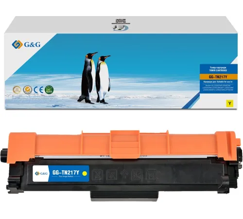 Картридж лазерный G&G GG-TN217Y TN-217Y желтый (2300стр.) для Brother HL-L3210CW/L3230CDN/L3230CDW/L3270CDW;DCP-L3550CDW/L3551CDW;MFC-L3750CDW/L3770CDW Картридж лазерный G&G GG-TN217Y TN-217Y желтый (2300стр.) для Brother HL-L3210CW/L3230CDN/L3230CDW/L3270CDW;DCP-L3550CDW/L3551CDW;MFC-L3750CDW/L3770CDW