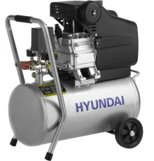Компрессор поршневой Hyundai HYC 23224LMS масляный 130л/мин 24л 1500Вт серебристый/черный