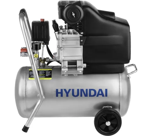 Компрессор поршневой Hyundai HYC 23224LMS масляный 130л/мин 24л 1500Вт серебристый/черный Компрессор поршневой Hyundai HYC 23224LMS масляный 130л/мин 24л 1500Вт серебристый/черный