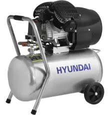 Компрессор поршневой Hyundai HYC 40250LMS масляный 400л/мин 50л 2200Вт серебристый/черный
