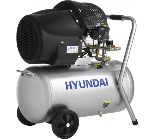 Компрессор поршневой Hyundai HYC 40250LMS масляный 400л/мин 50л 2200Вт серебристый/черный Компрессор поршневой Hyundai HYC 40250LMS масляный 400л/мин 50л 2200Вт серебристый/черный