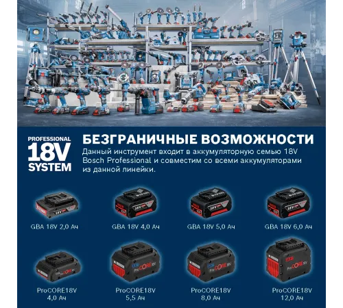 Эксцентриковая шлифмашина Bosch GEX 18V-125 аккум. (0601372201)