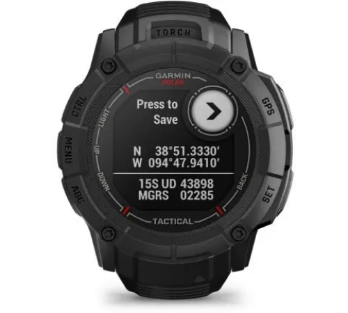 Смарт-часы Garmin Instinct 2X Solar Tactical Edition 50мм 1" MIP корп.черный рем.черный (010-02805-03)