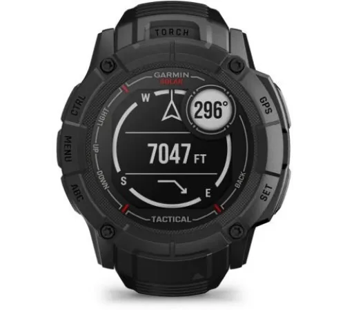 Смарт-часы Garmin Instinct 2X Solar Tactical Edition 50мм 1" MIP корп.черный рем.черный (010-02805-03)