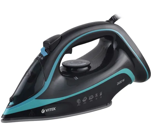 Утюг Vitek VT-8334 2600Вт черный/бирюзовый Утюг Vitek VT-8334 2600Вт черный/бирюзовый