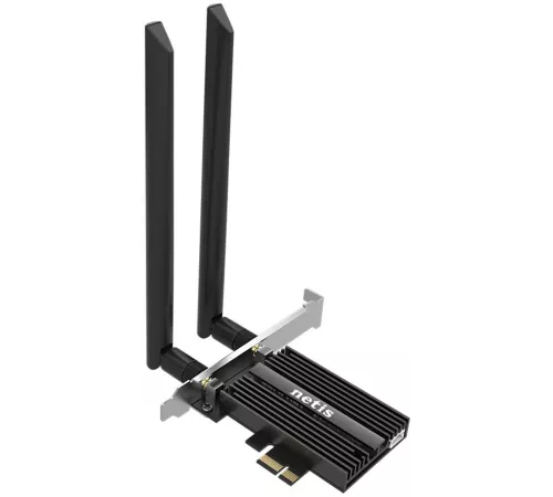 Сетевой адаптер Wi-Fi + Bluetooth Netis F1 AX3000 PCI Express