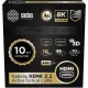 Кабель аудио-видео Cactus CS-HDMI-AOC-2.1-10 HDMI (m)/HDMI (m) 10м. позолоч.конт. черный