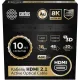 Кабель аудио-видео Cactus CS-HDMI-AOC-2.1-20 HDMI (m)/HDMI (m) 20м. позолоч.конт. черный