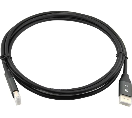 Кабель аудио-видео Cactus CS-DP-DP-1.4-3 DisplayPort (m)/DisplayPort (m) 3м. позолоч.конт. черный Кабель аудио-видео Cactus CS-DP-DP-1.4-3 DisplayPort (m)/DisplayPort (m) 3м. позолоч.конт. черный