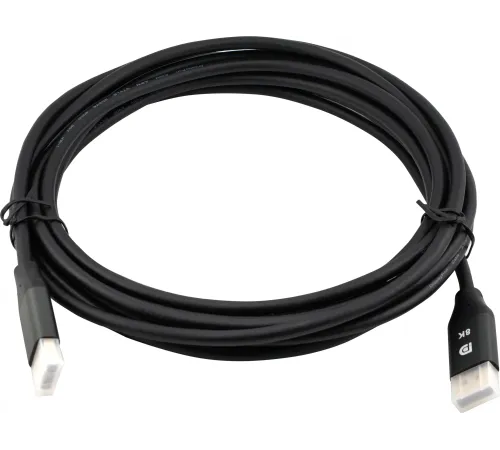 Кабель аудио-видео Cactus CS-DP-DP-1.4-5 DisplayPort (m)/DisplayPort (m) 5м. позолоч.конт. черный Кабель аудио-видео Cactus CS-DP-DP-1.4-5 DisplayPort (m)/DisplayPort (m) 5м. позолоч.конт. черный