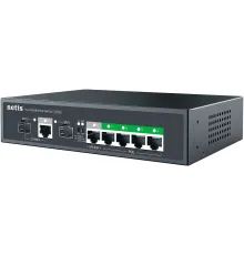 Коммутатор Netis P107GS 6x1Гбит/с 2SFP 4PoE 65W неуправляемый