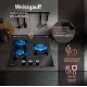 Газовая варочная поверхность Weissgauff HG 430 BGH черный
