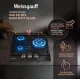 Газовая варочная поверхность Weissgauff HGG 451 BFh Nano черный