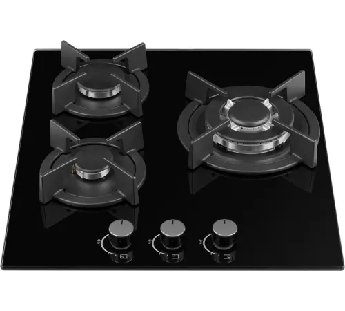 Газовая варочная поверхность Weissgauff HGG 451 BGh Nano черный Газовая варочная поверхность Weissgauff HGG 451 BGh Nano черный