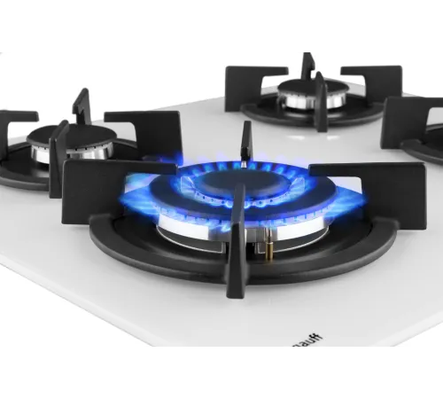 Газовая варочная поверхность Weissgauff HGG 640 WG Nano белый Газовая варочная поверхность Weissgauff HGG 640 WG Nano белый