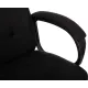 Кресло руководителя Бюрократ CH 002 Fabric черный 3C11 крестов. пластик