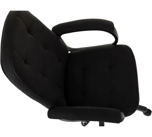 Кресло руководителя Бюрократ CH 002 Fabric черный 3C11 крестов. пластик