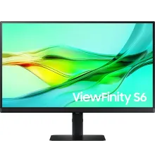 Монитор Samsung 27" S27D604UAIXCI черный IPS LED 5ms 16:9 HDMI матовая HAS Piv 1000:1 350cd 178гр/178гр 2560x1440 100Hz DP Quad 2K (1440p) USB 6.1кг