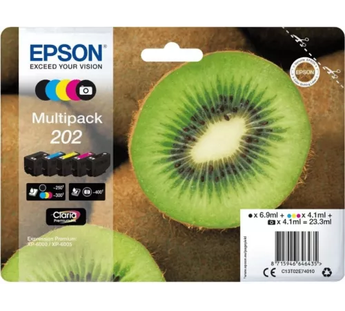 Картридж струйный Epson C13T02E74010 5цв. (20000стр.) для Epson
