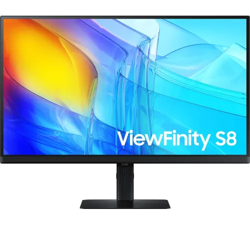 Монитор Samsung 27" S27D800EAIXCI черный IPS LED 5ms 16:9 HDMI M/M матовая HAS Piv 1000:1 350cd 178гр/178гр 3840x2160 60Hz DP 4K USB 6.1кг