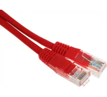 Патч-корд ExeGate EX286378RUS UTP-RJ45-RJ45-5e-0,5M-LSZH-RD, UTP, cat.5e, LSZH, 0.5м, красный
