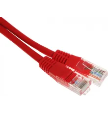 Патч-корд ExeGate EX286378RUS UTP-RJ45-RJ45-5e-0,5M-LSZH-RD, UTP, cat.5e, LSZH, 0.5м, красный