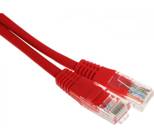 Патч-корд ExeGate EX286378RUS UTP-RJ45-RJ45-5e-0,5M-LSZH-RD, UTP, cat.5e, LSZH, 0.5м, красный