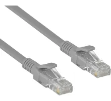 Патч-корд Exegate UTP-RJ45-RJ45-C6-CU-2M-GY, UTP, cat.6, 2м, медь, серый